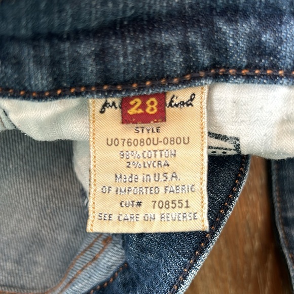 7 For All Mankind Bootcut Jeans, Size 28 - Picture 7 of 12